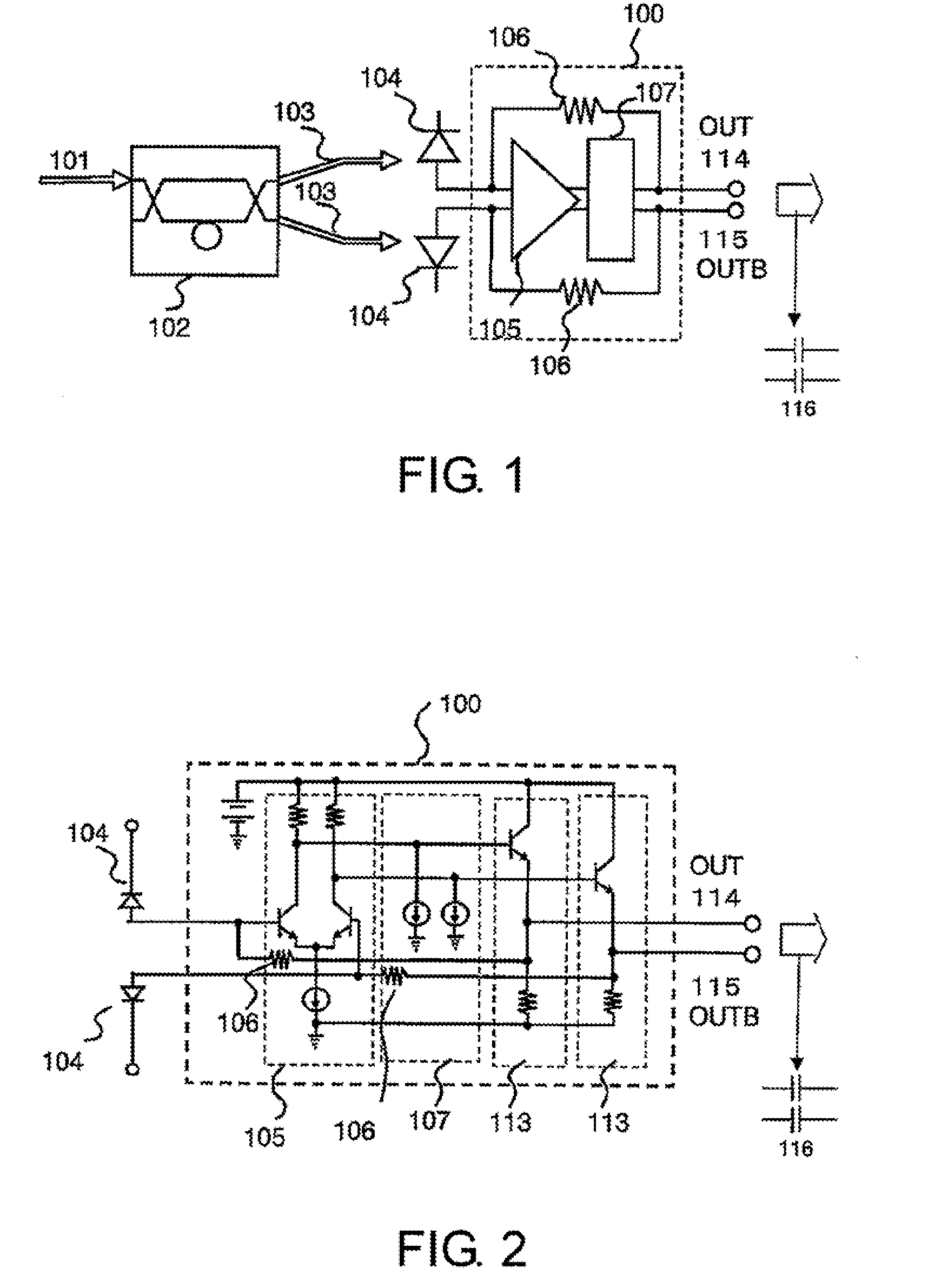 Light receiving circuit and signal processing method