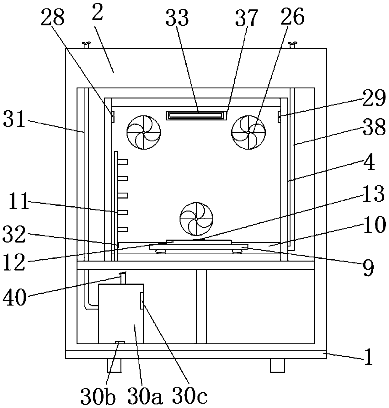 Environment-friendly high-precision constant-temperature and constant-humidity weighing device