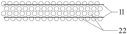 Direct burial type asphalt waterproof roll and preparation method thereof