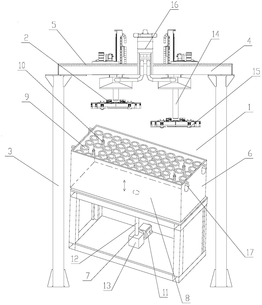 Sleeve workbench for convection section pre-fabricated workstation
