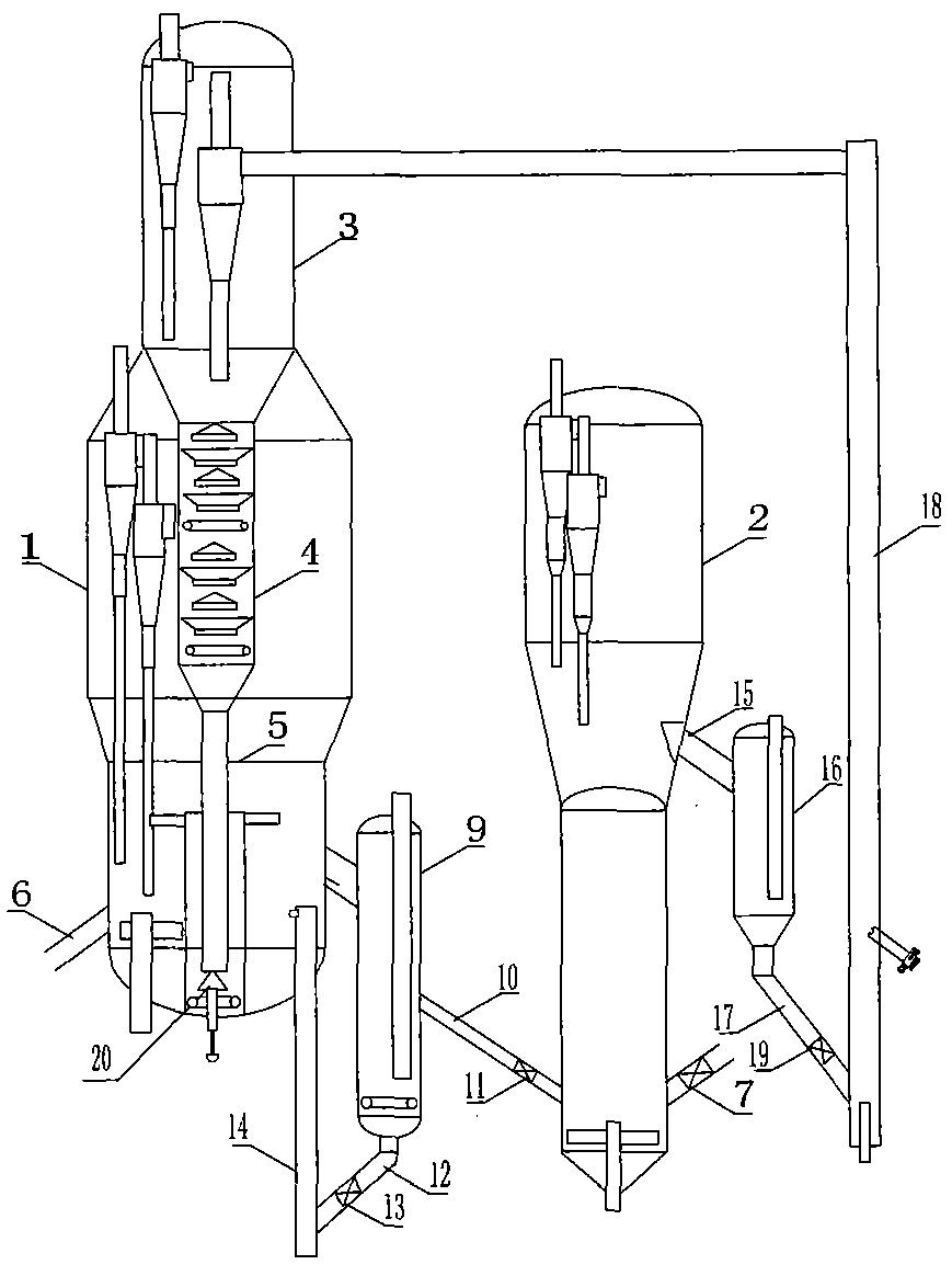 Two-stage regeneration catalytic cracking method and device