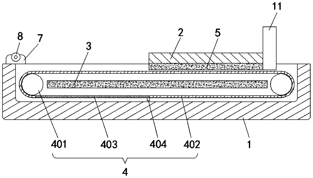 Magnetic pushing equipment for curved section reinforcement cage jacking and pushing device