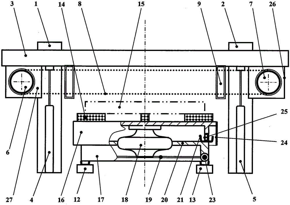 A metal band sawing machine for cutting thin slices of wind power flanges