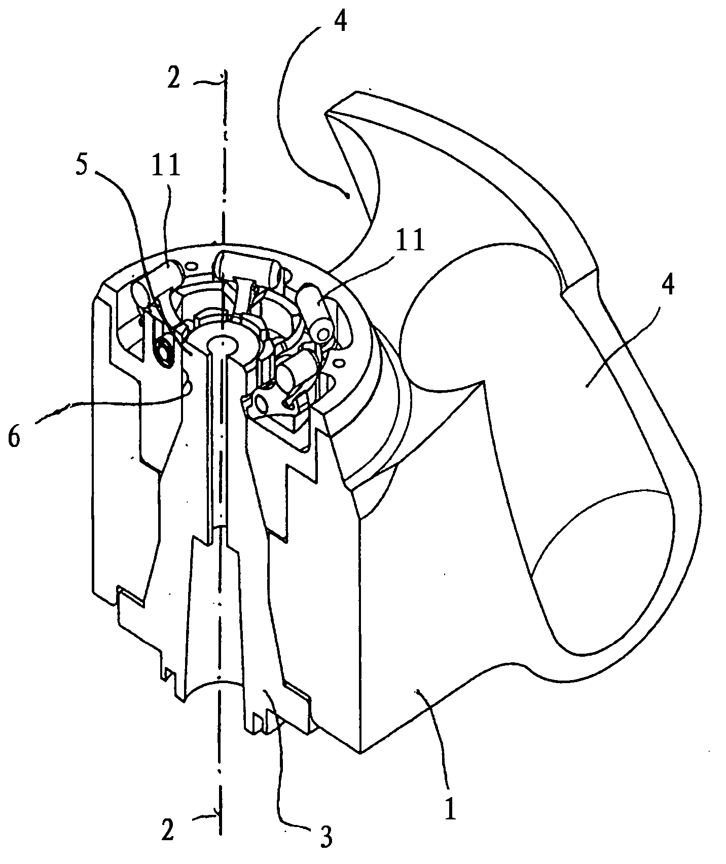 Rotor bearing for a laboratory centrifuge