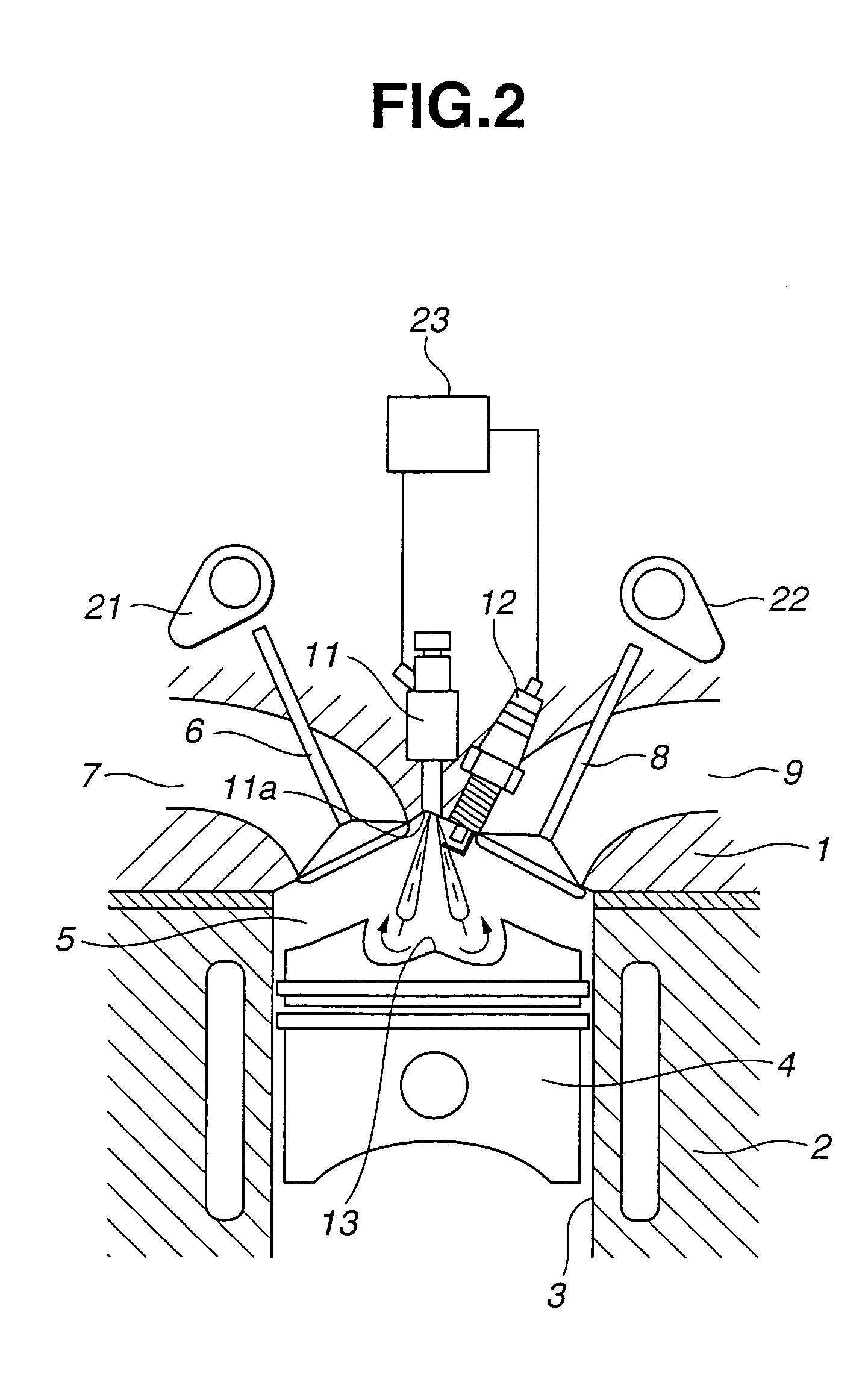 Direct fuel injection type internal combustion engine