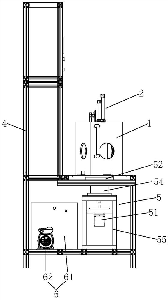 Flip drainer service life testing device and method