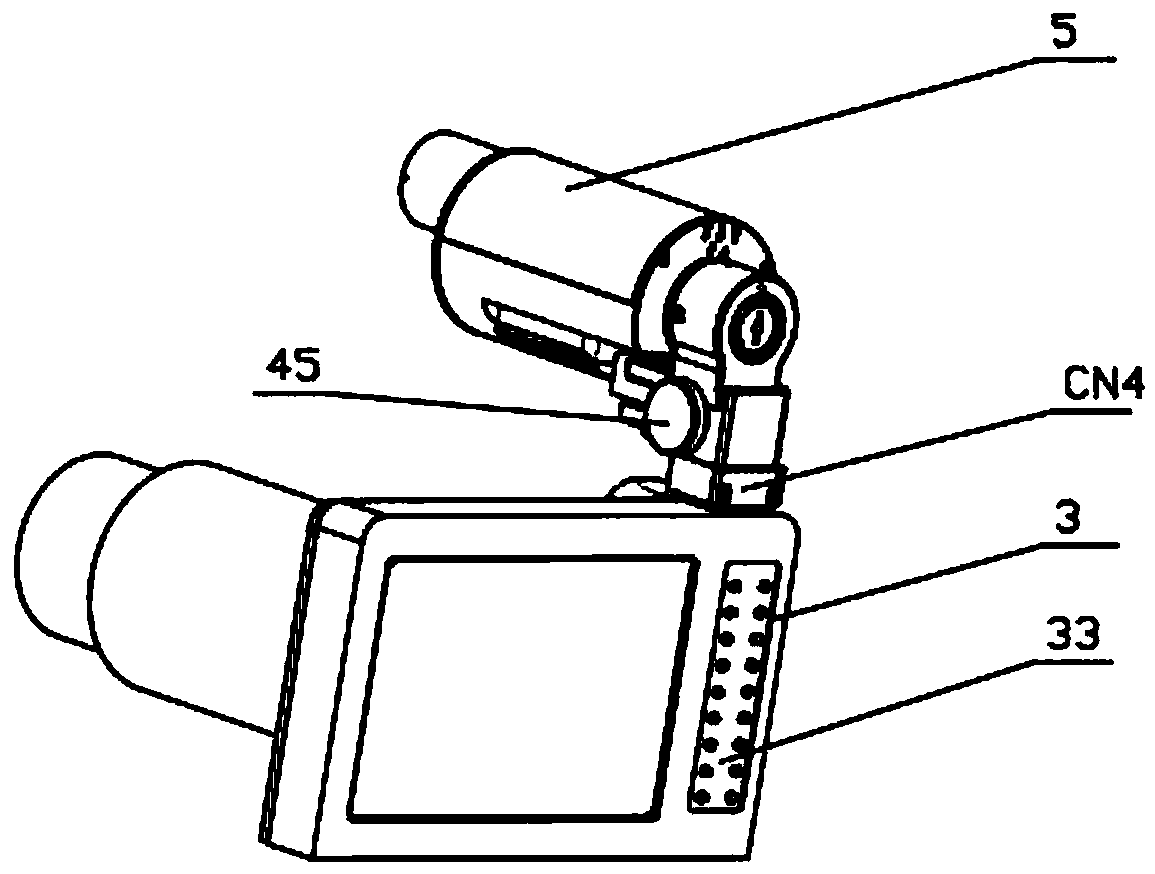 Electric-controlled infrared laser device and imaging device