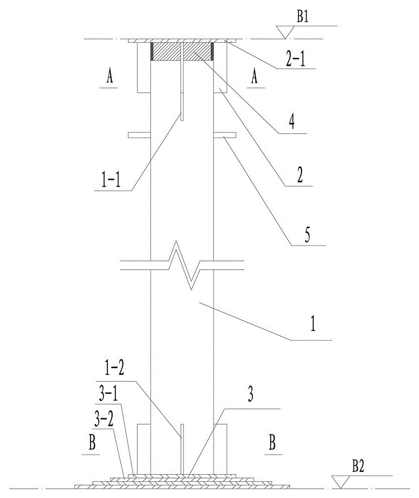 Adjustable support and its construction method