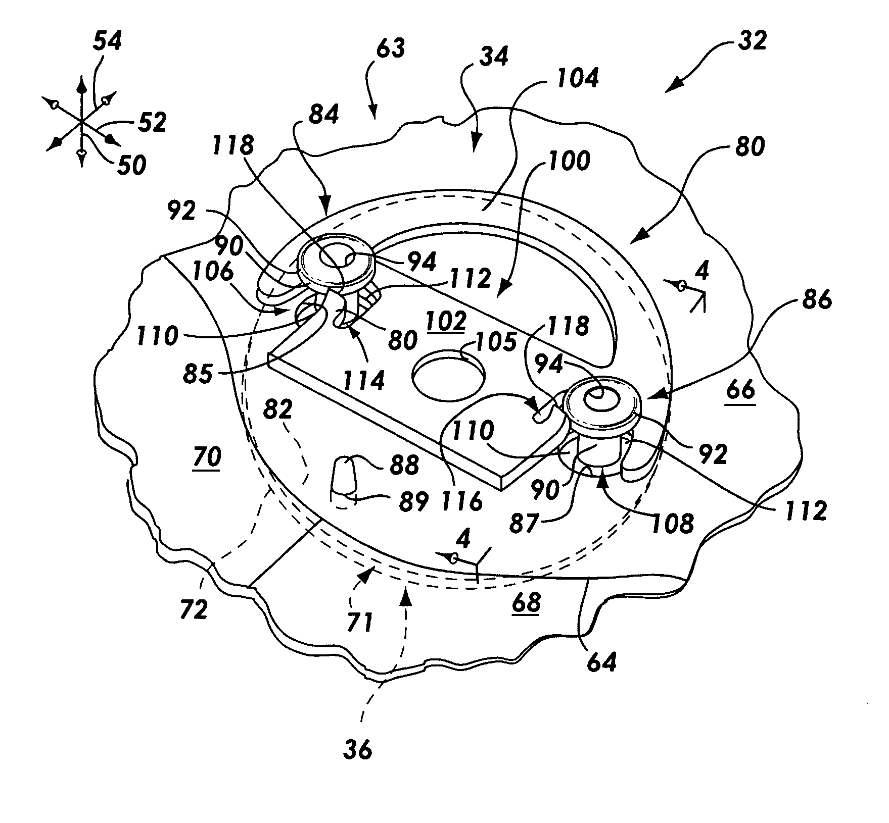 Airbag cover emblem attachment apparatus and method