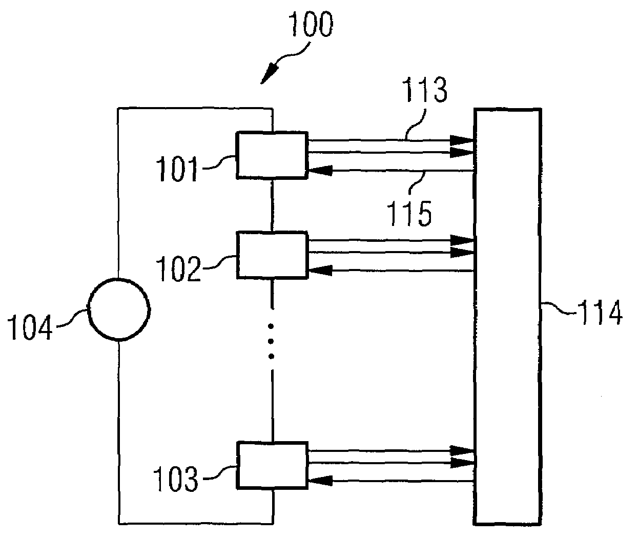 Semiconductor circuit arrangement for controlling a high voltage or a current of high current intensity