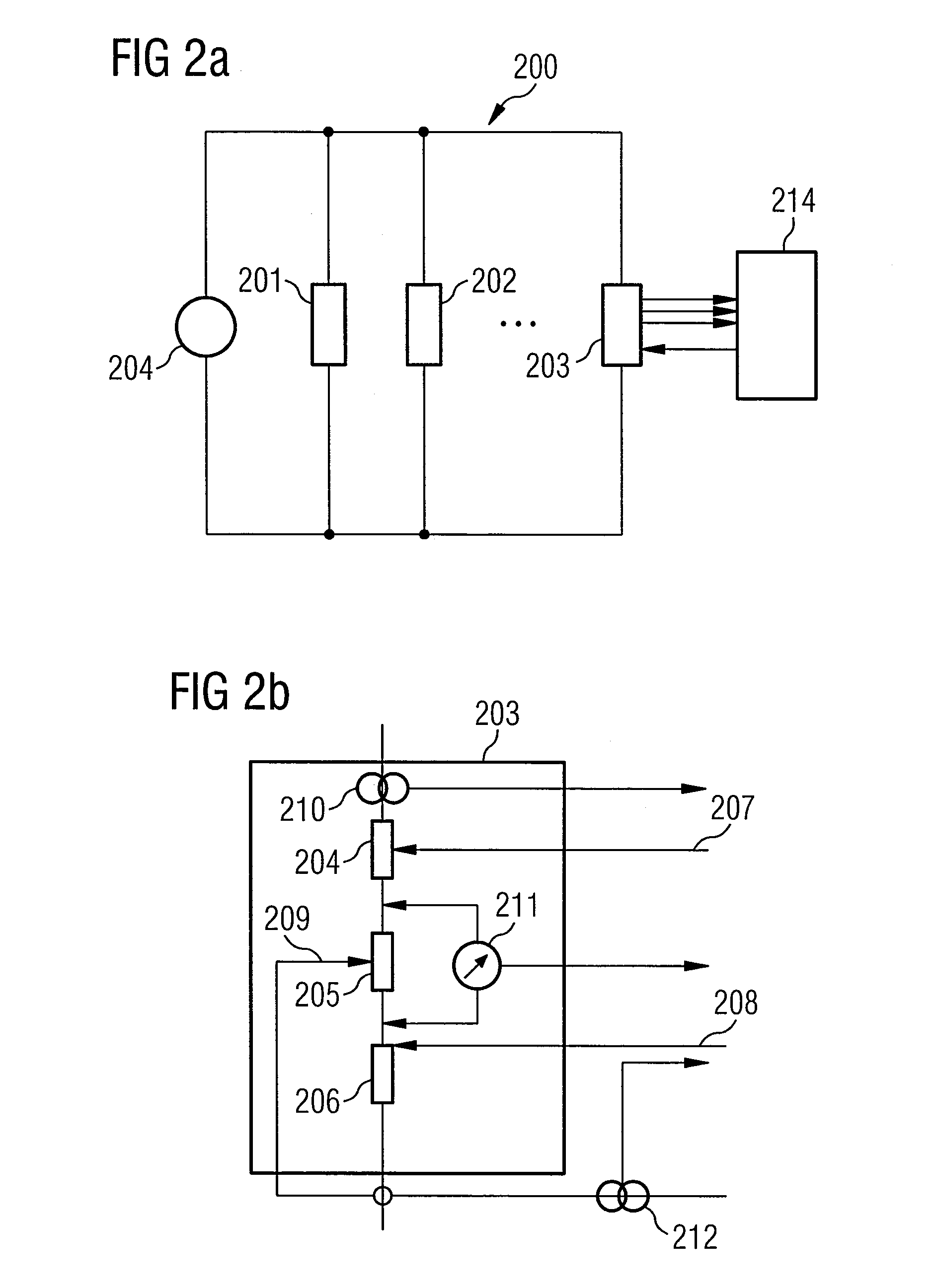 Semiconductor circuit arrangement for controlling a high voltage or a current of high current intensity