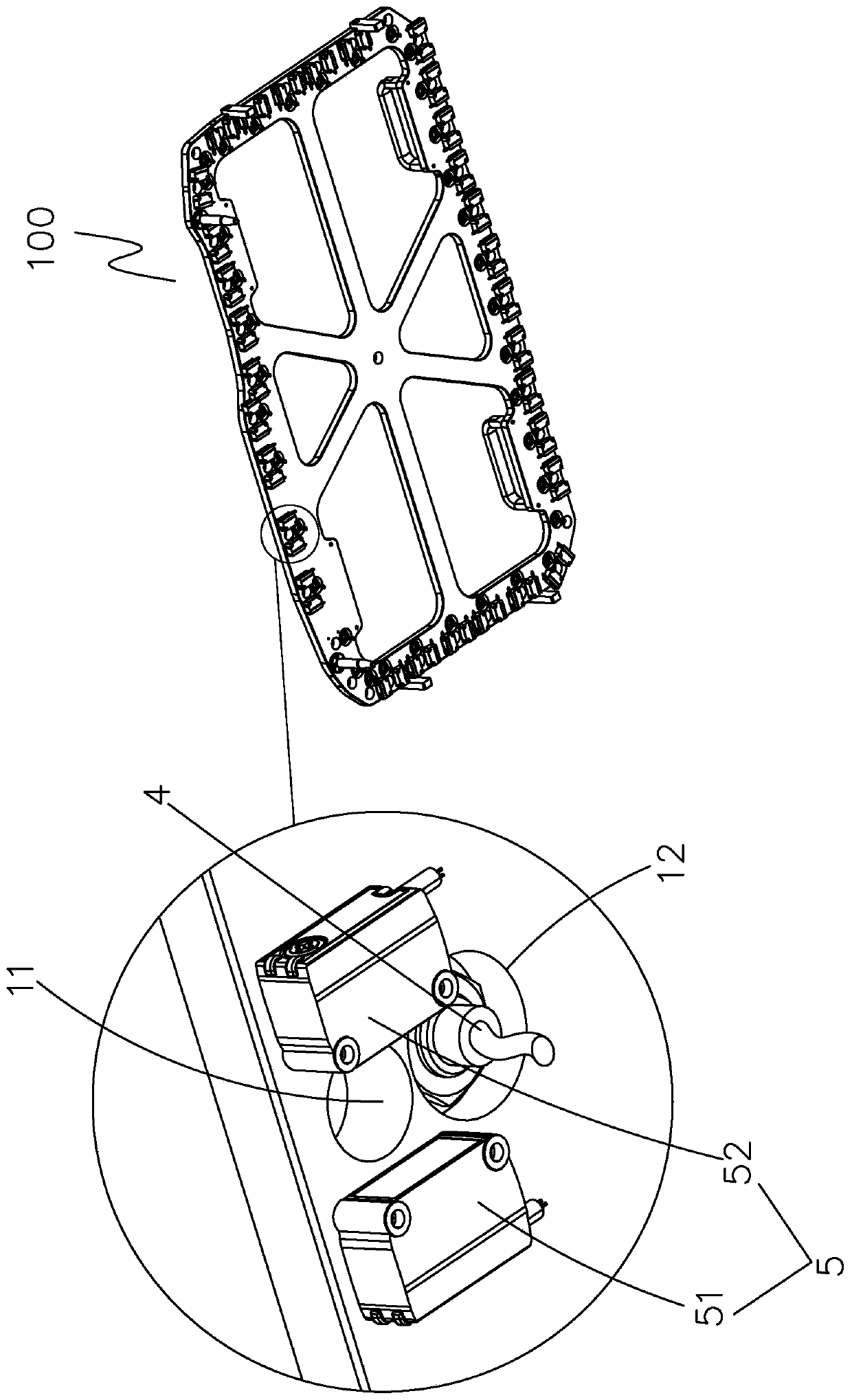 Bolt sequential tightening tool applied to lithium battery