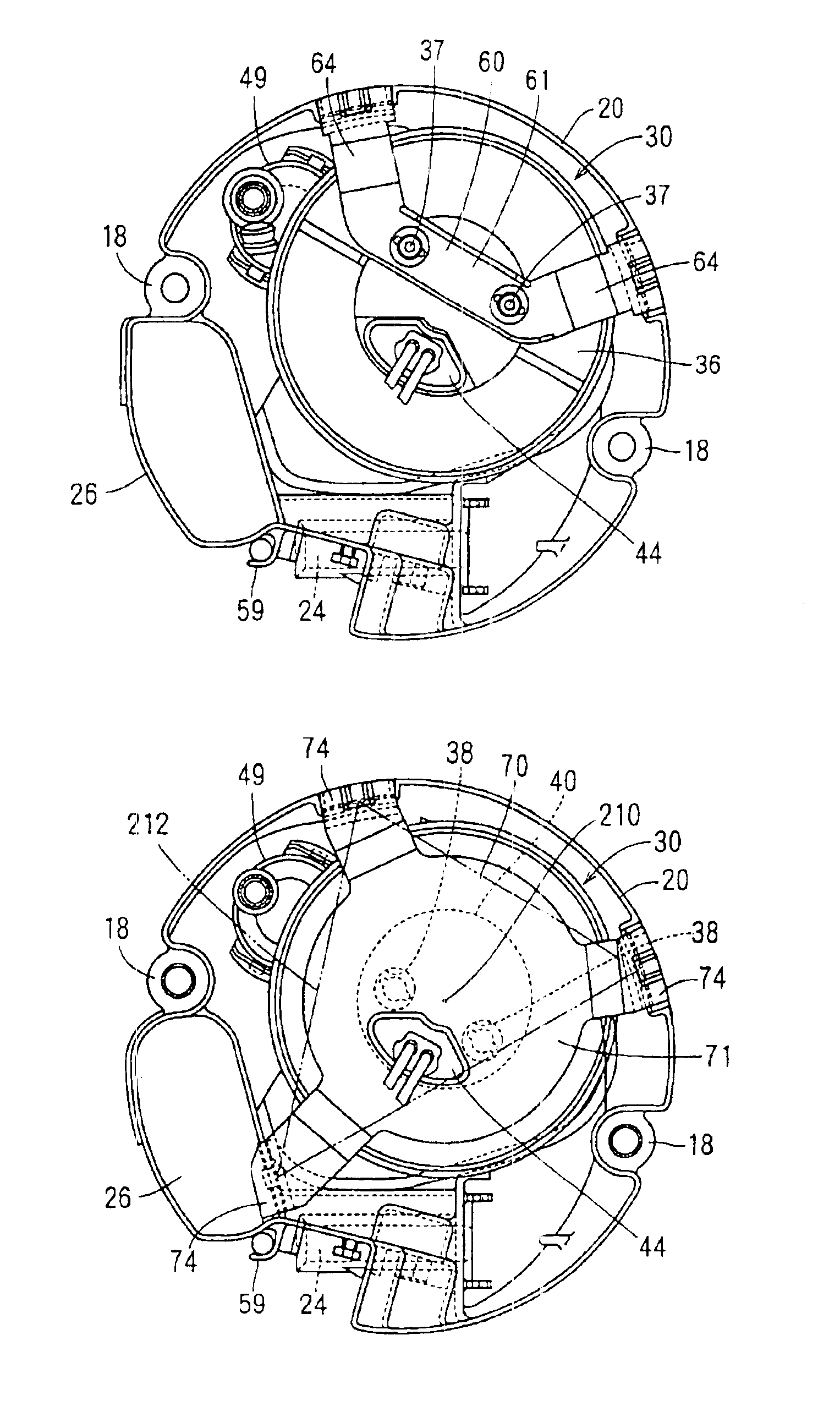 Fuel feed apparatus having vibration damping structure
