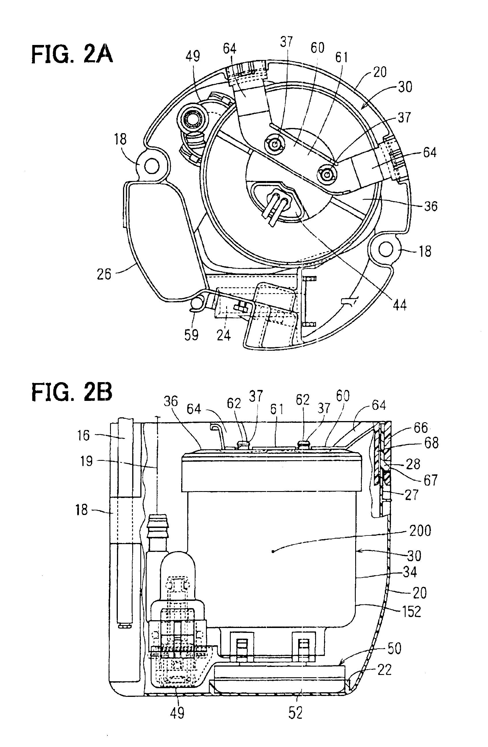 Fuel feed apparatus having vibration damping structure