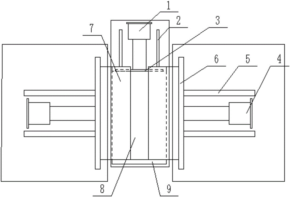 Automatic assembling device for automobile air conditioner radiator