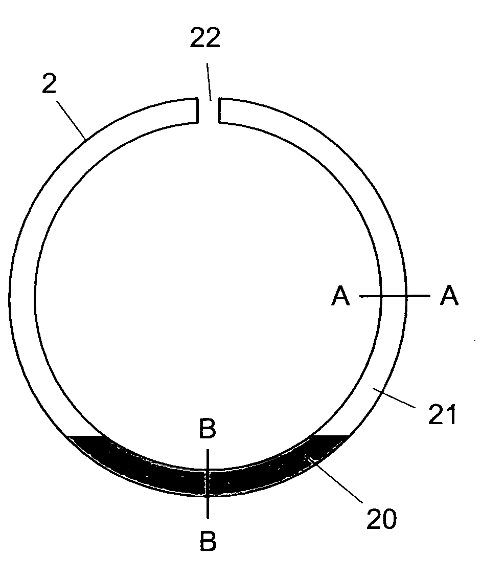 Piston ring and process for manufacturing a piston ring