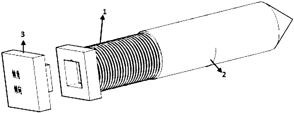 A combined casing, system and method suitable for tunnel TSP prediction