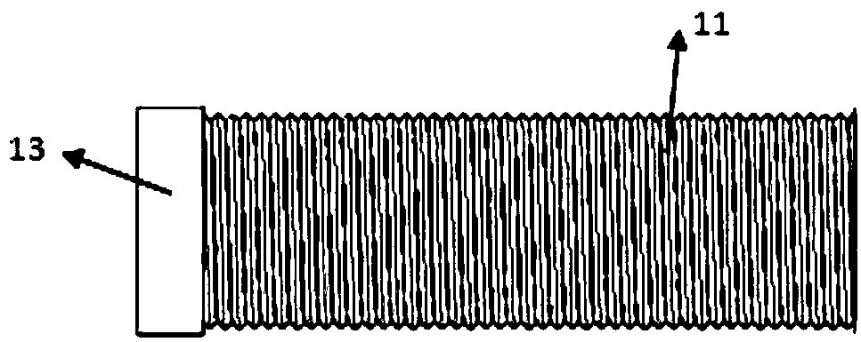 A combined casing, system and method suitable for tunnel TSP prediction