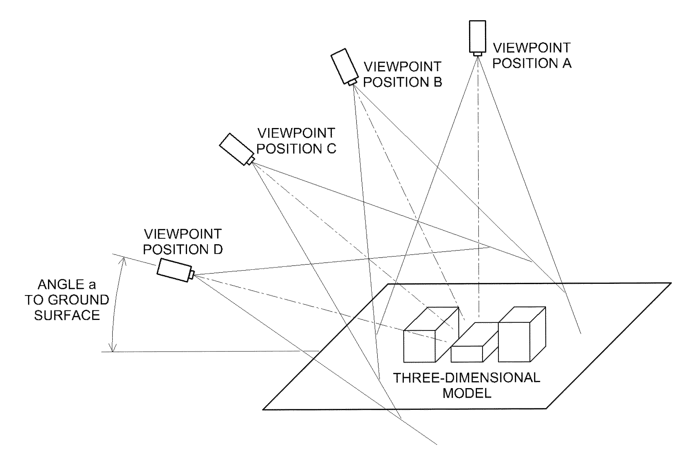 Three-dimensional image output device and background image generation device