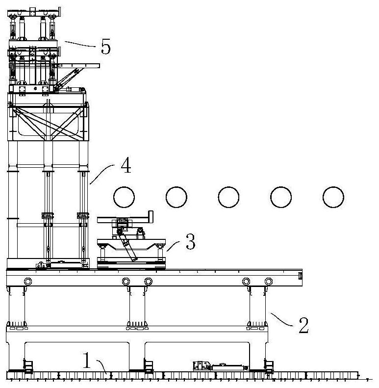 Trolley capable of crossing steel support assembled subway station