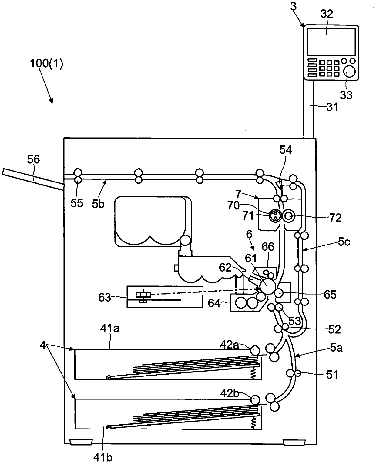 Status detection device, image forming apparatus including the same, and method for controlling status detection device