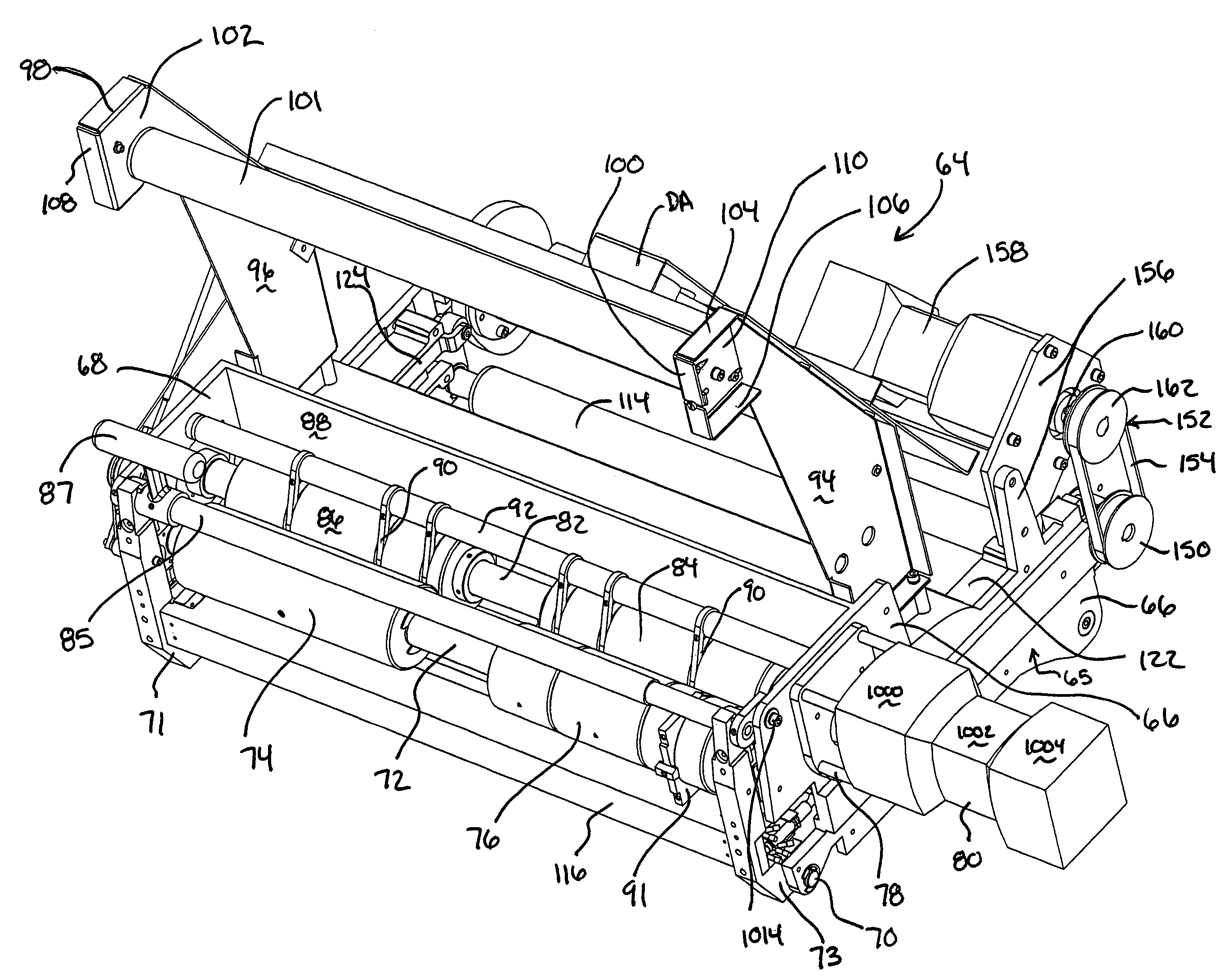 Dispensing system with means for easy access of dispenser components and method of using same