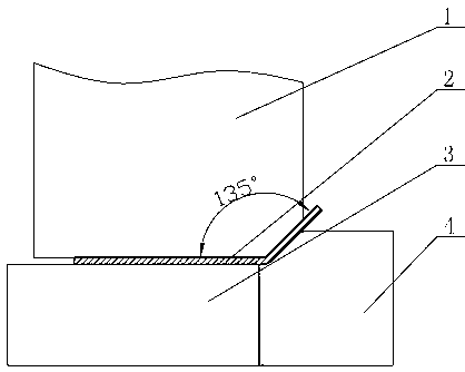 Bending scratch-proof structure