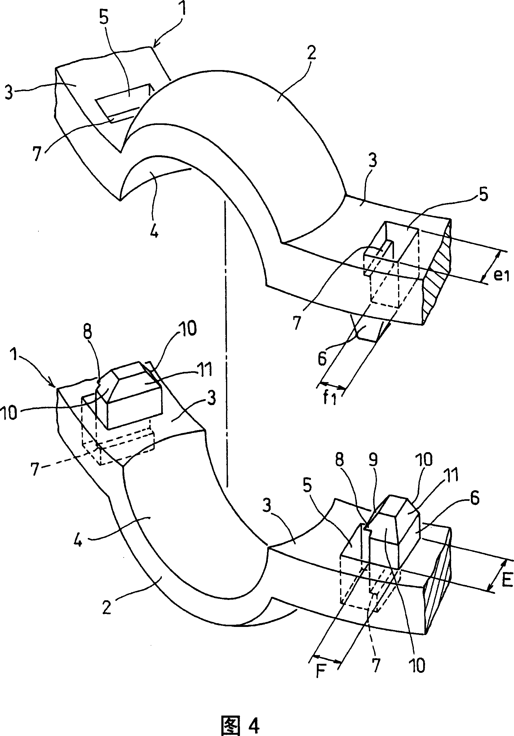 Synthetic resin retainer and ball bearing using the same