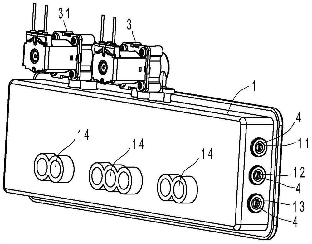 Water purification equipment integrated waterway module and manufacturing method thereof