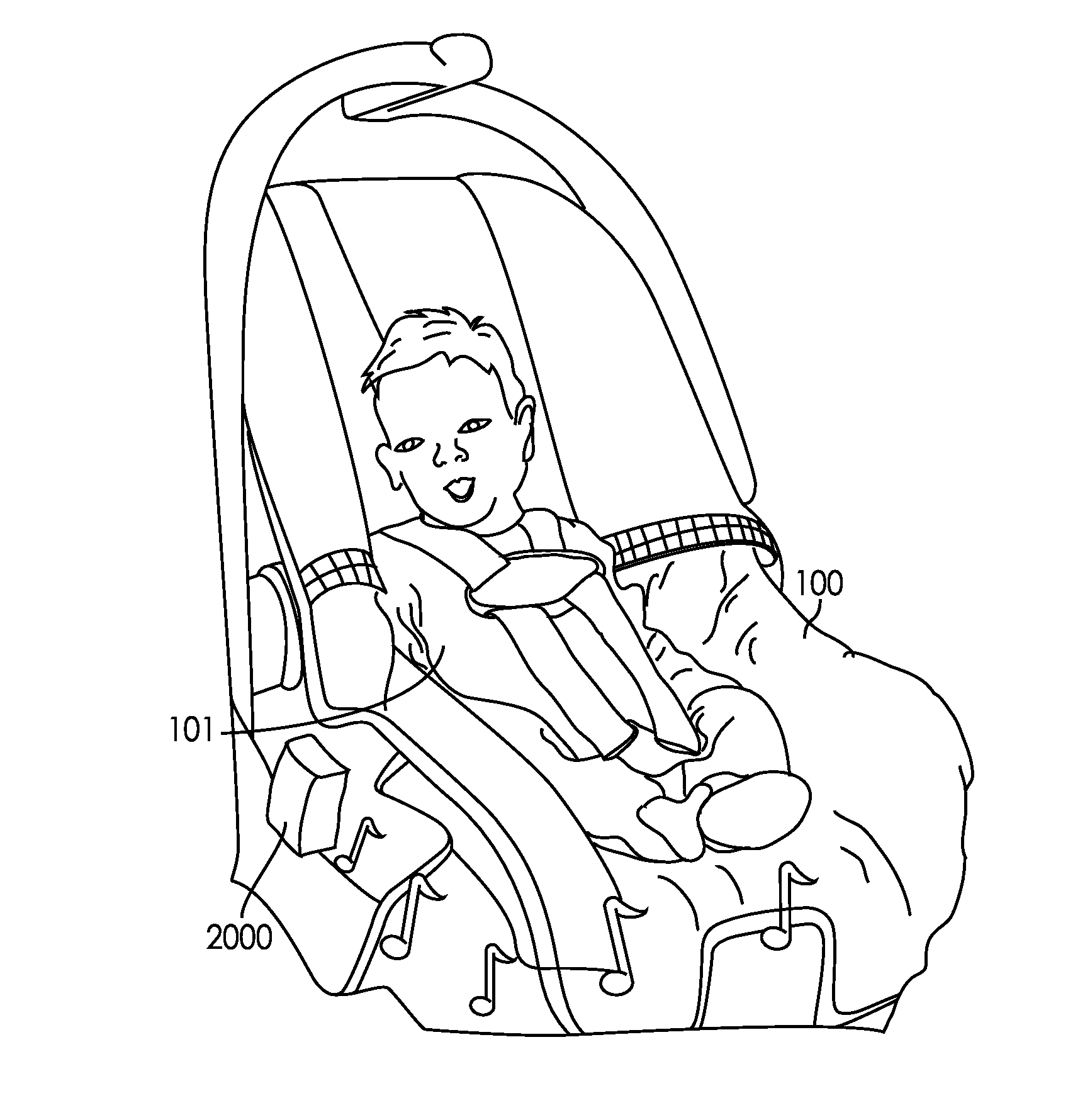 Systems and Methods for Determining if a Child Safety Seat is in a Moving Vehicle