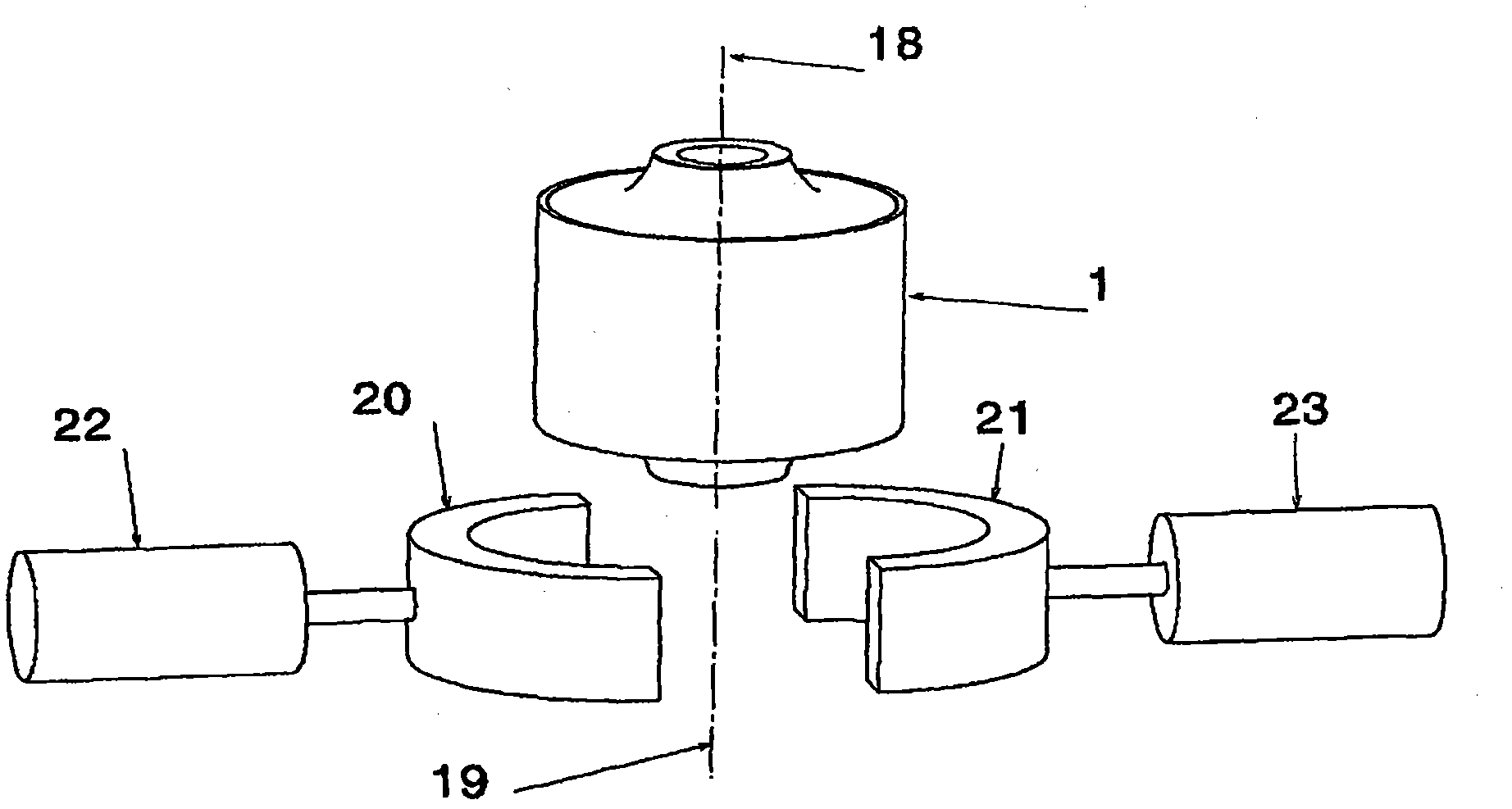 Method and device for monitoring the quality, particularly the stiffness and the phase, of a hydroelastic joint