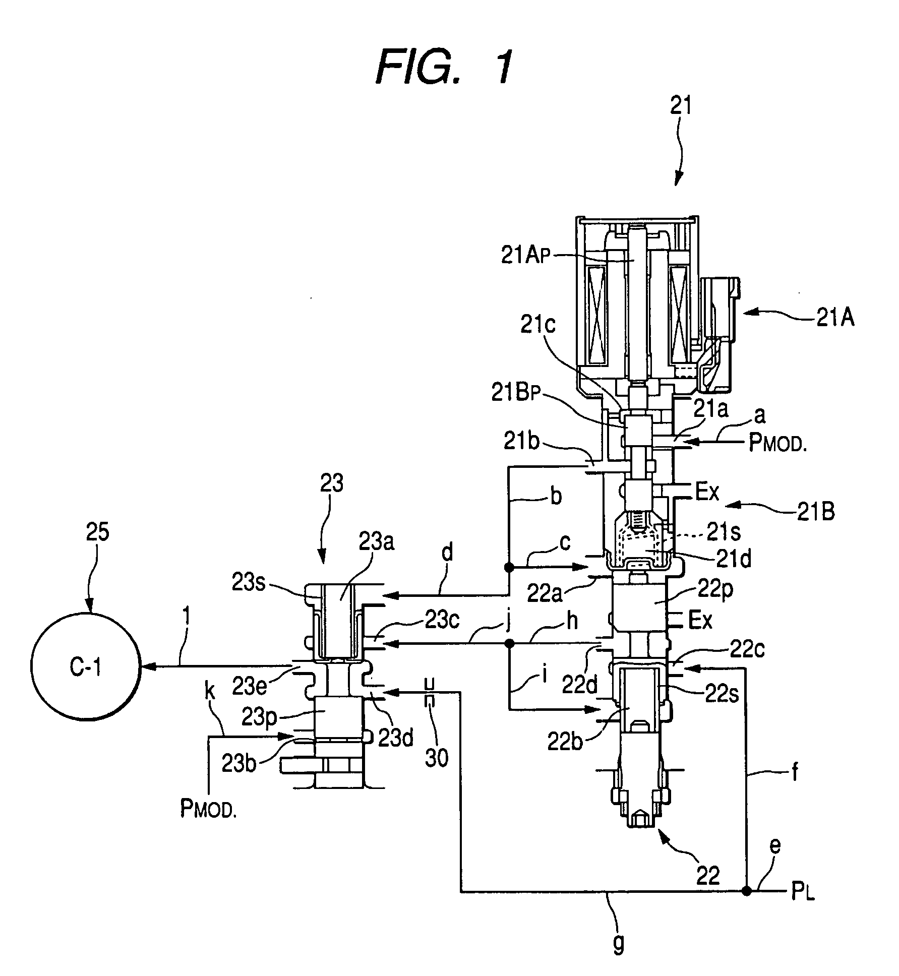 Hydraulic control apparatus of automatic transmission