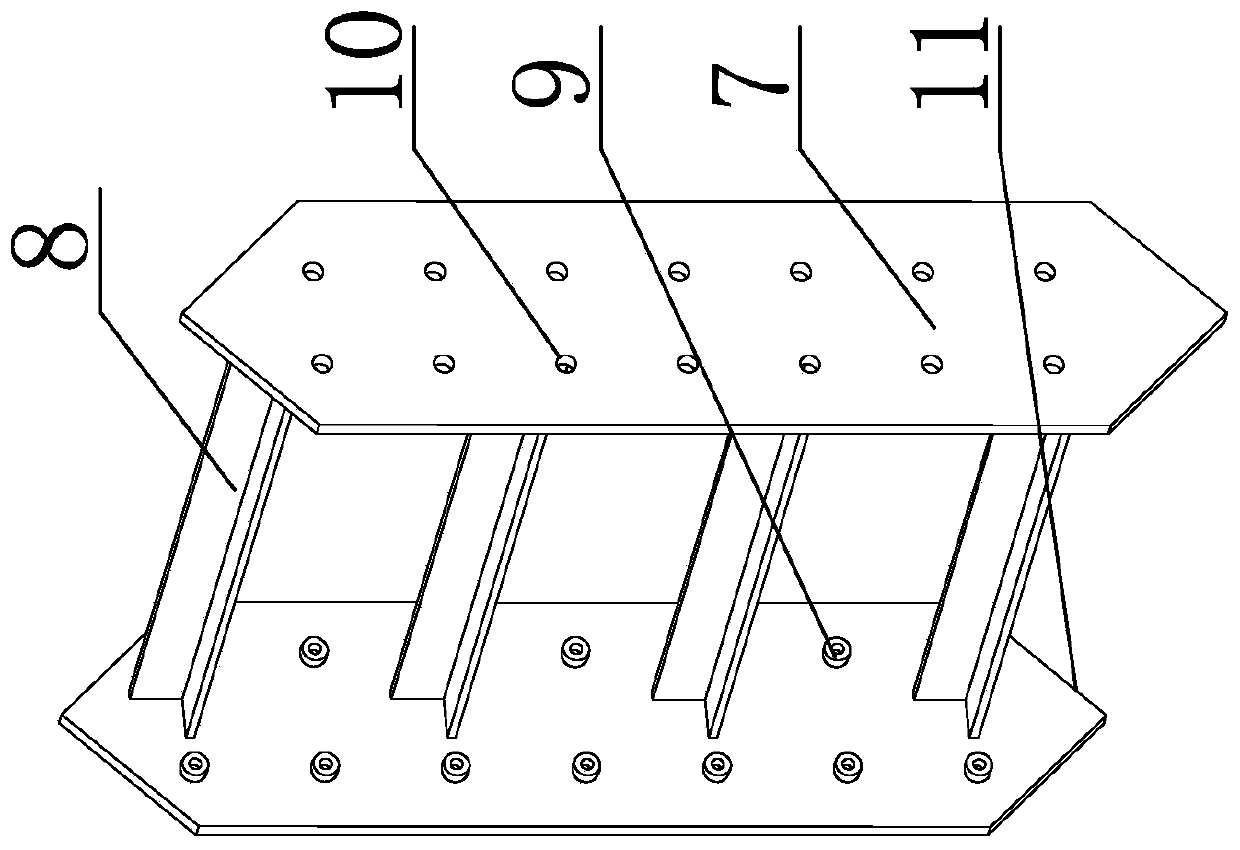 Bolt connection structure for making tank body and method for making bolt connection structure