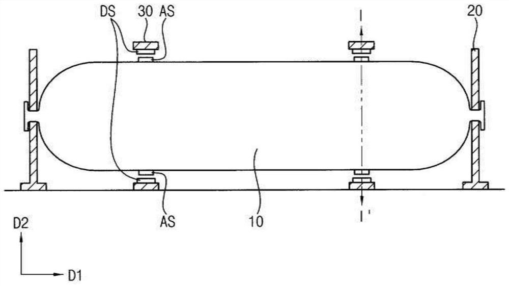 Hydrogen filling system including hydrogen storage container and method of operation thereof