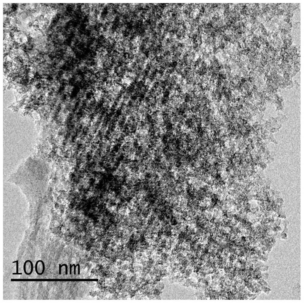 Octadecano-modified ordered mesoporous carbon material and its preparation method and application
