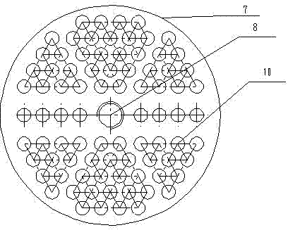 Wire dividing plate of cold cast anchorage and wire dividing method thereof
