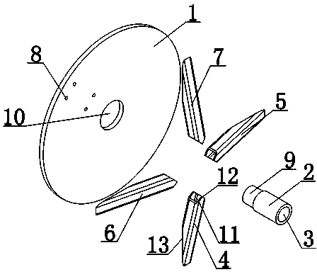 High-strength rotating disc