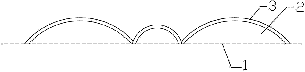Three-dimensional embroidery and making method thereof