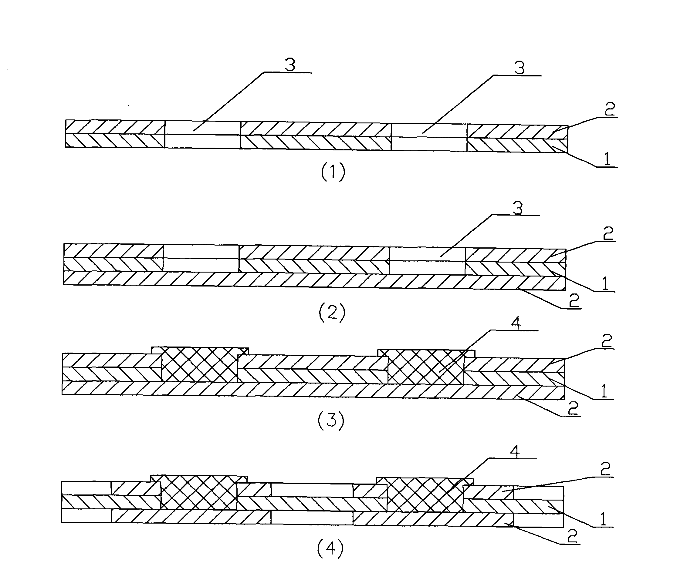 Conductive adhesive for circuit board, single/double-sided multi-layer printed circuit board, and production method