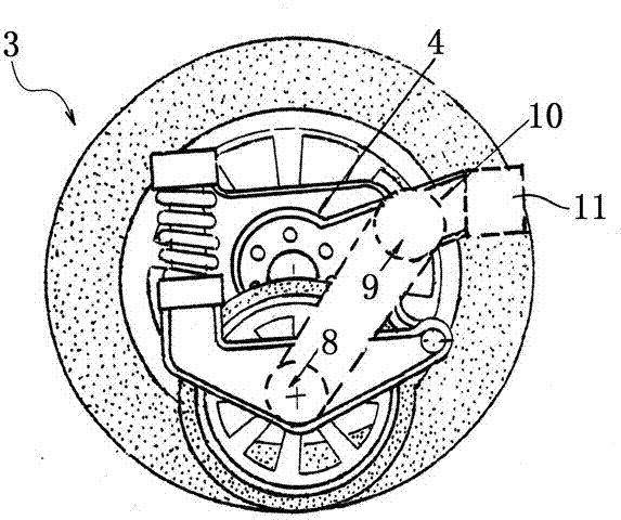 Composite wheel structure automobile