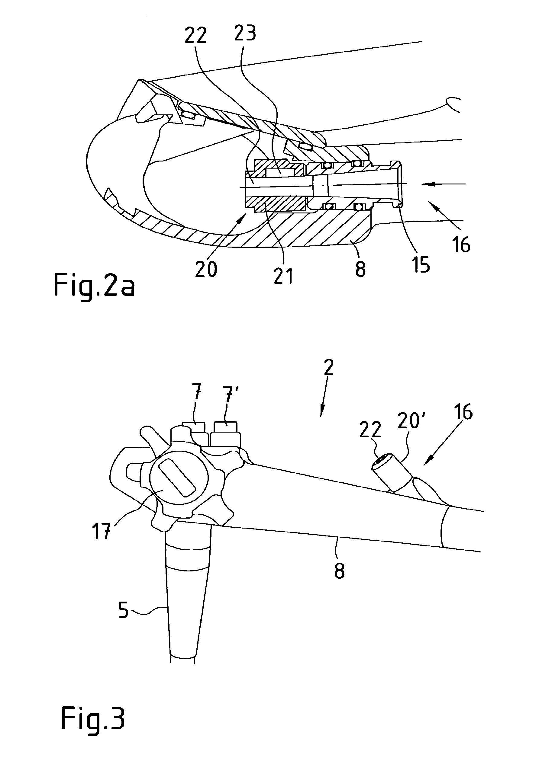 Simulation system for training in endoscopic operations