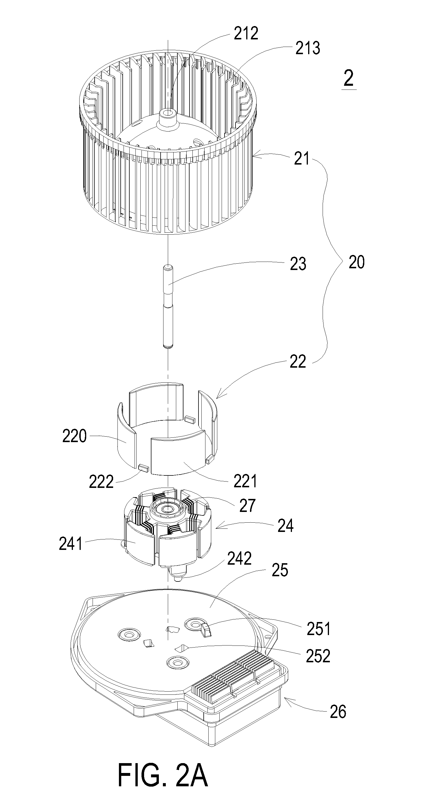 Fan and motor thereof