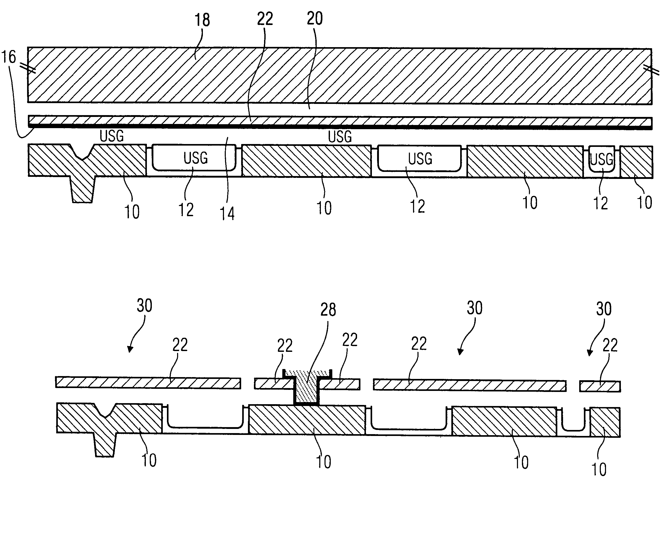 Method of producing a device with a movable portion