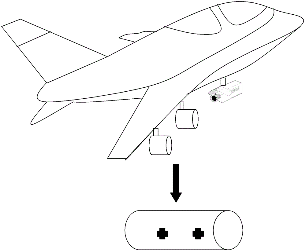 A transfer alignment method and device based on visual motion modeling