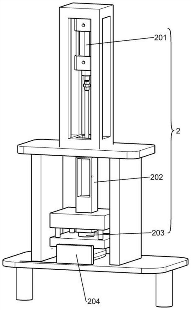 Food package sealing performance detection device