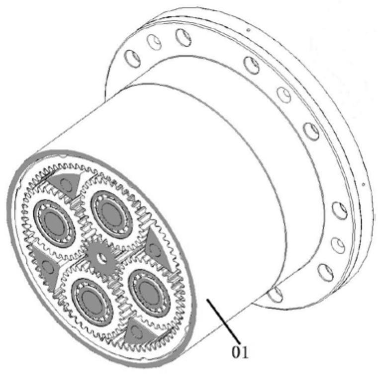 A planetary gear transmission