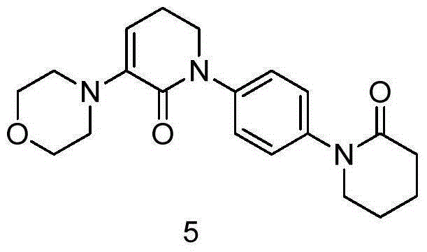 Preparation method of 5,6-dihydro-3-(4-morpholinyl)-1-[4-(2-oxo-1-piperidinyl)phenyl]-2(1h)-pyridone