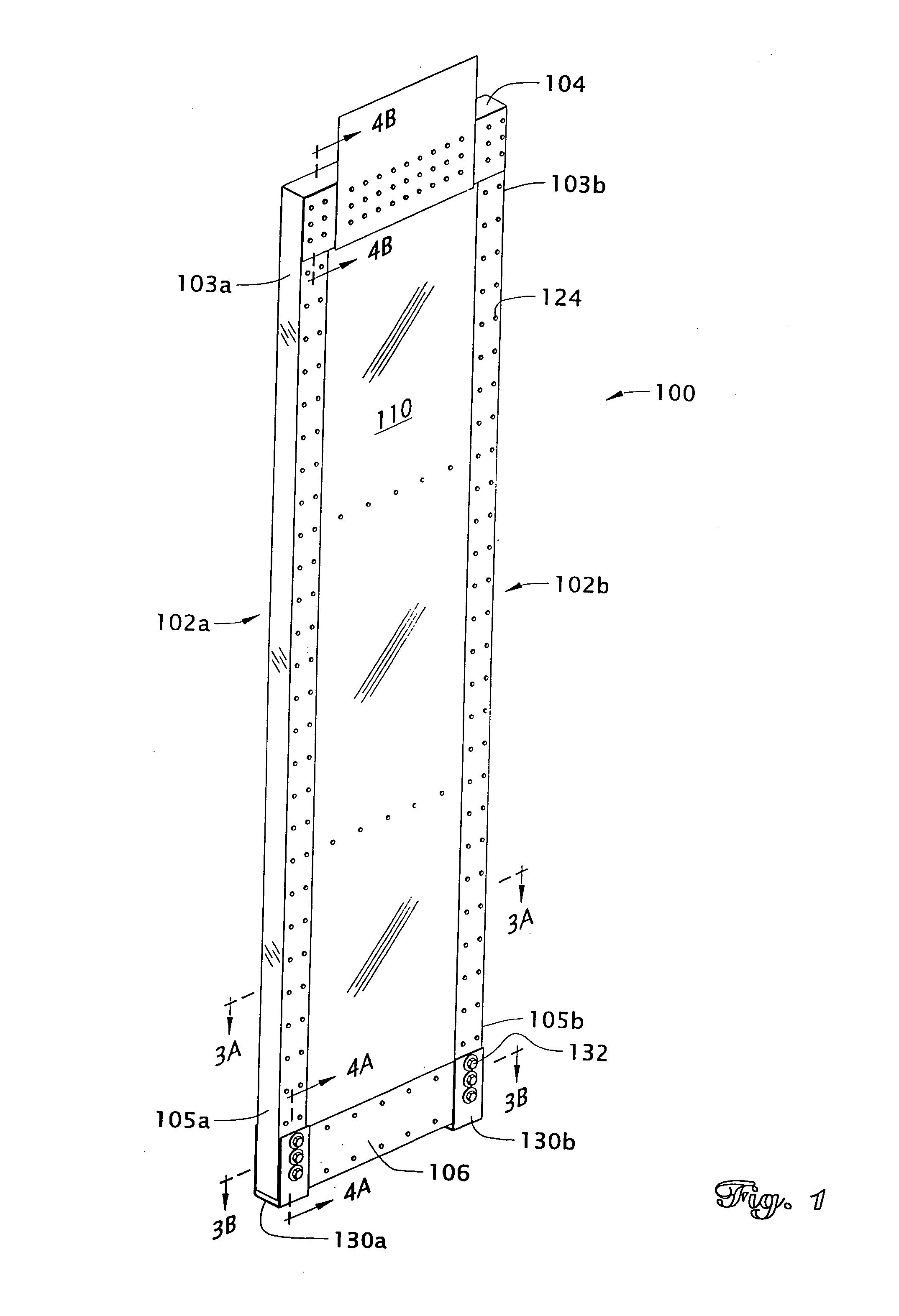 Pre-assembled internal shear panel