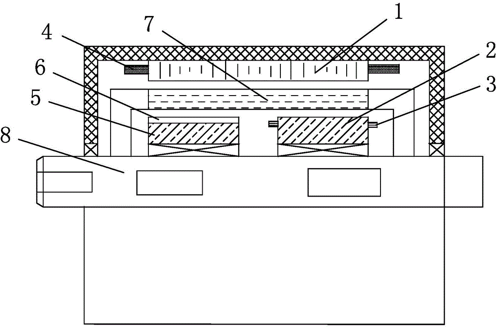 Magnetic flux modulated composite motor in parallel hybrid excitation structure