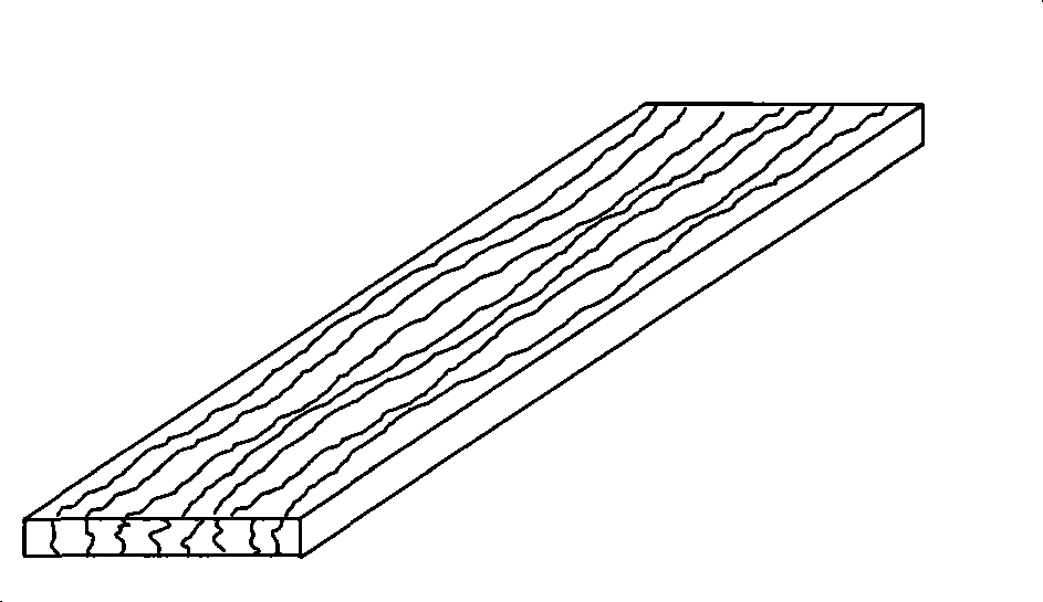 Method for manufacturing composite bamboo floor